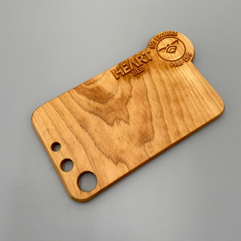 NO EXCUSES WOODEN CHOOPING BOARD