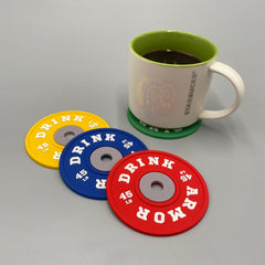 WEIGHT PLATE COASTER SET OF 4