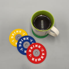 WEIGHT PLATE COASTER SET OF 4