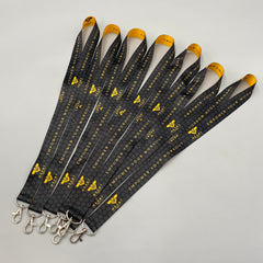 Black - Yellow Lanyard