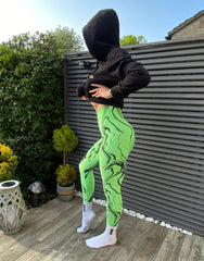 GRAFFI second skin Leggings - GREEN