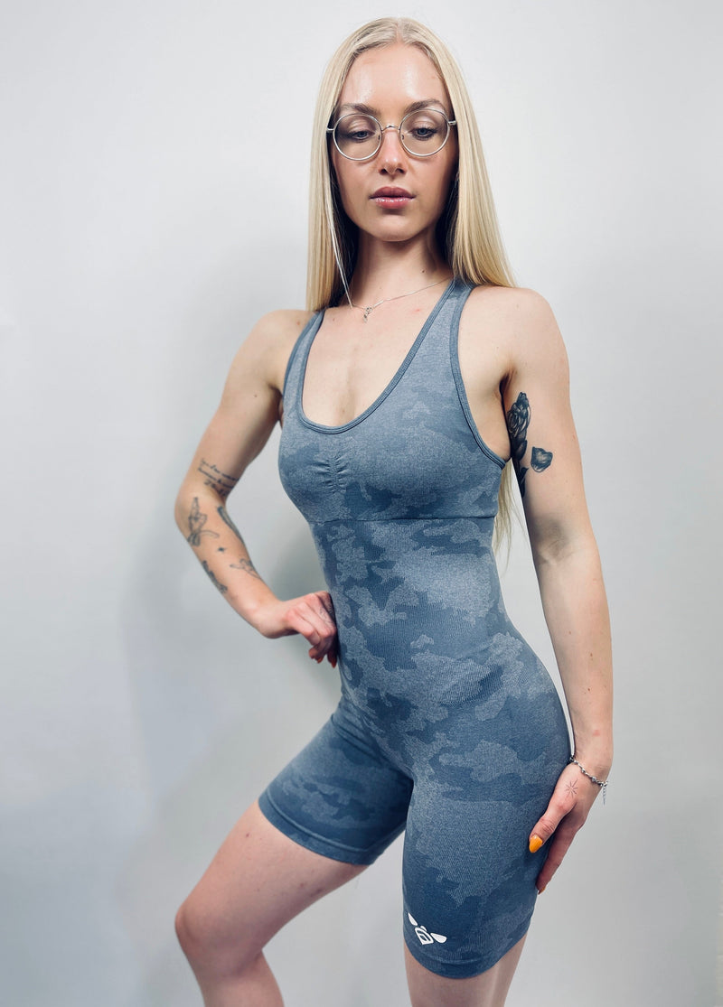 Super comfortable Short Jumpsuit BASIK - GREY