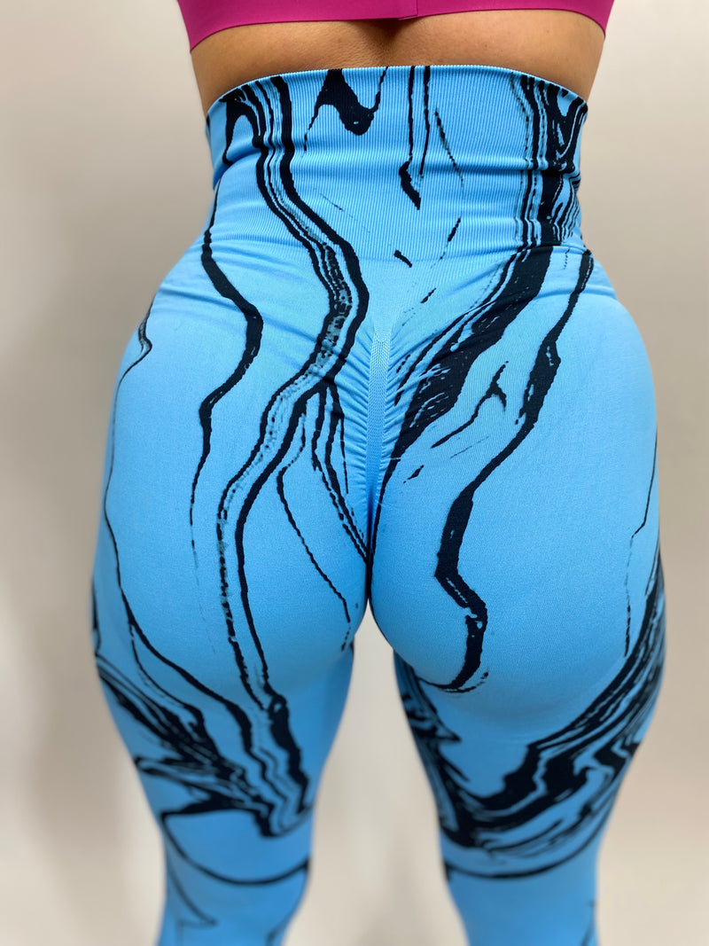 GRAFFI second skin leggings - BLUE