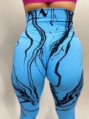 GRAFFI second skin leggings - BLUE