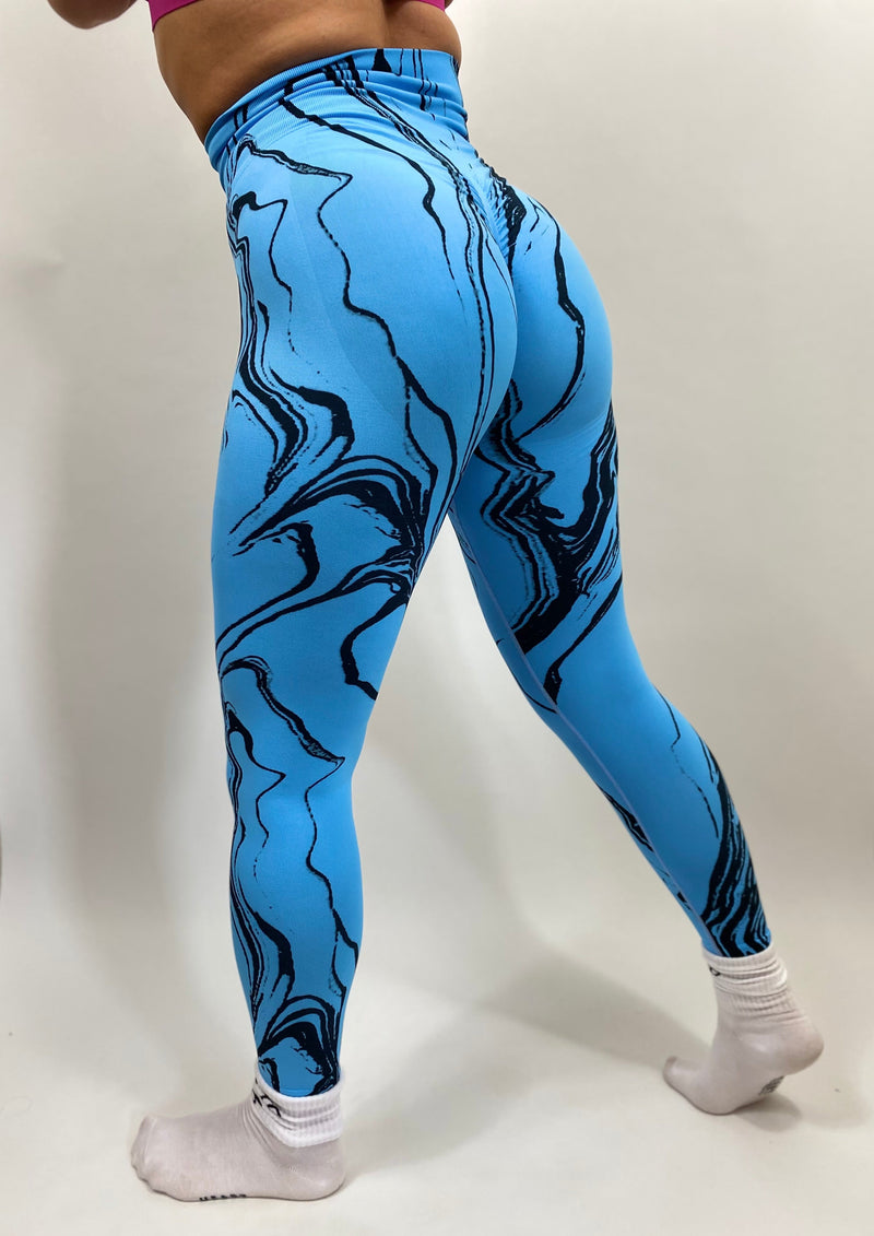 GRAFFI second skin leggings - BLUE