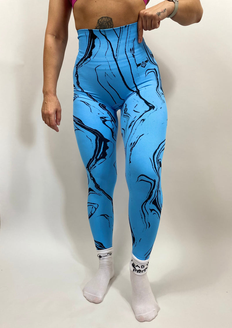 GRAFFI second skin leggings - BLUE