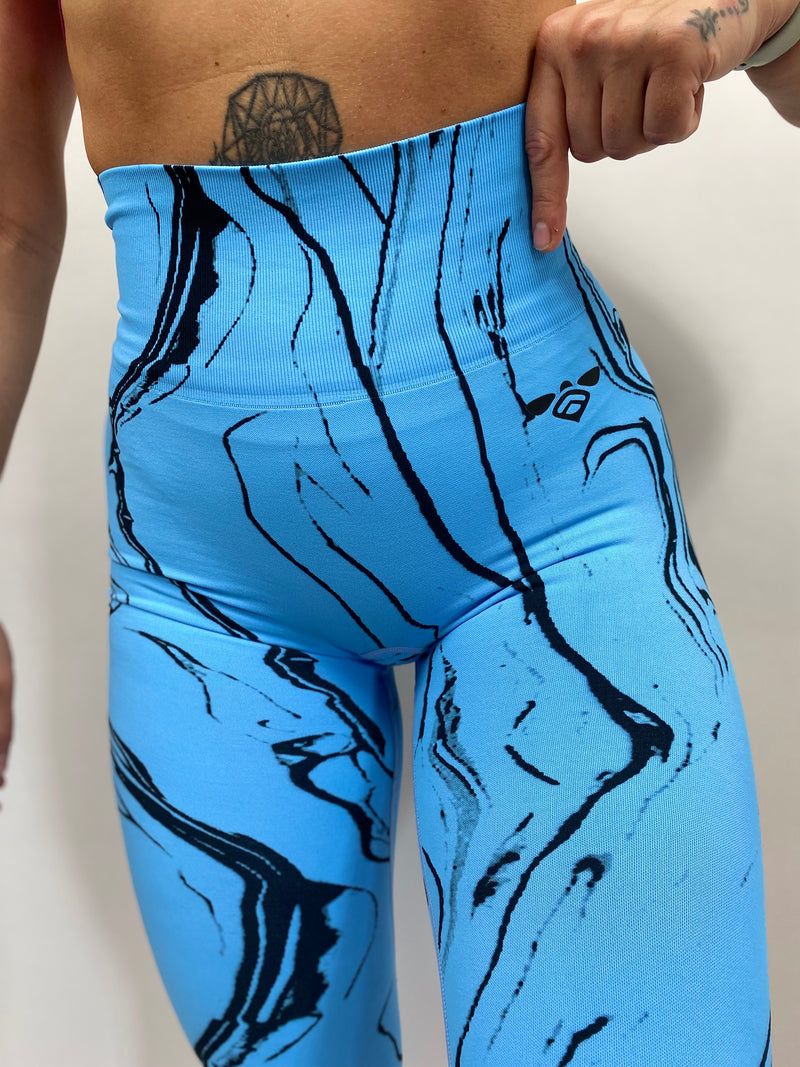 GRAFFI second skin leggings - BLUE