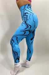 GRAFFI second skin leggings - BLUE