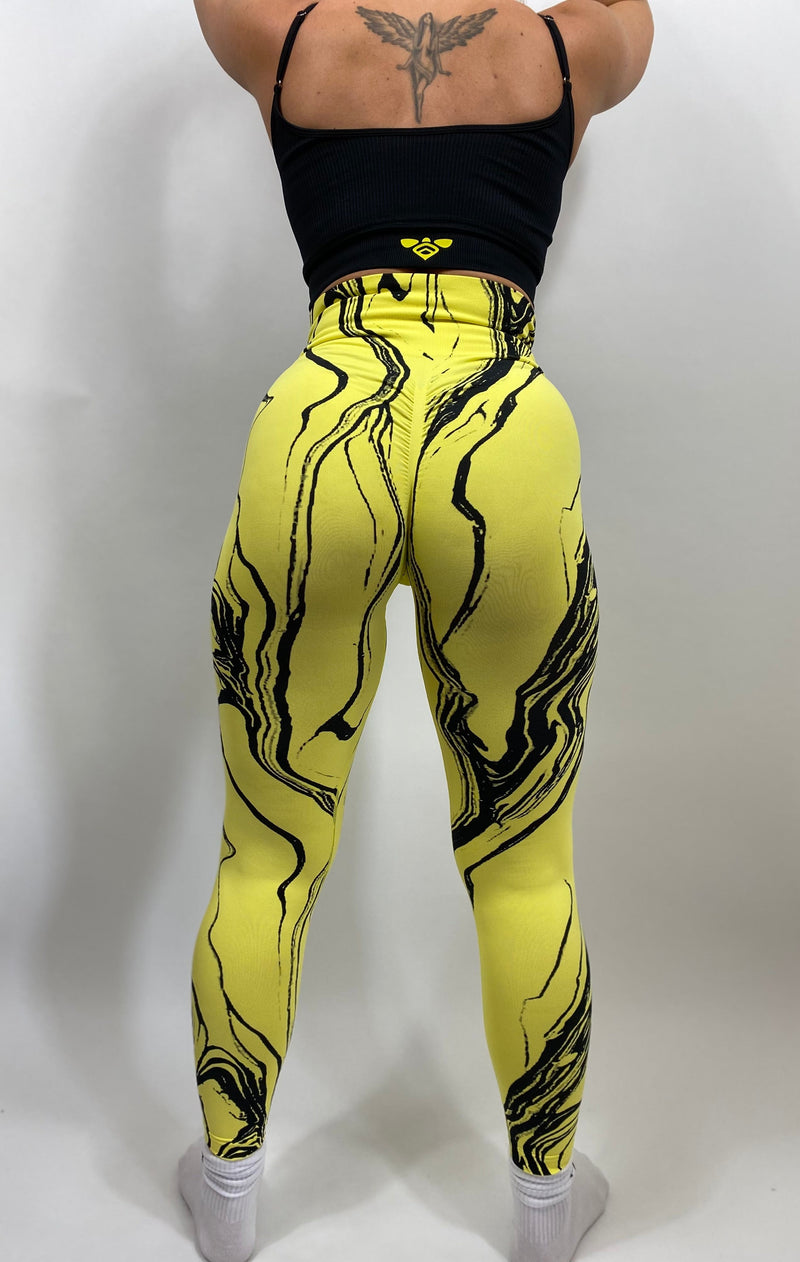 GRAFFI second skin leggings - Yellow