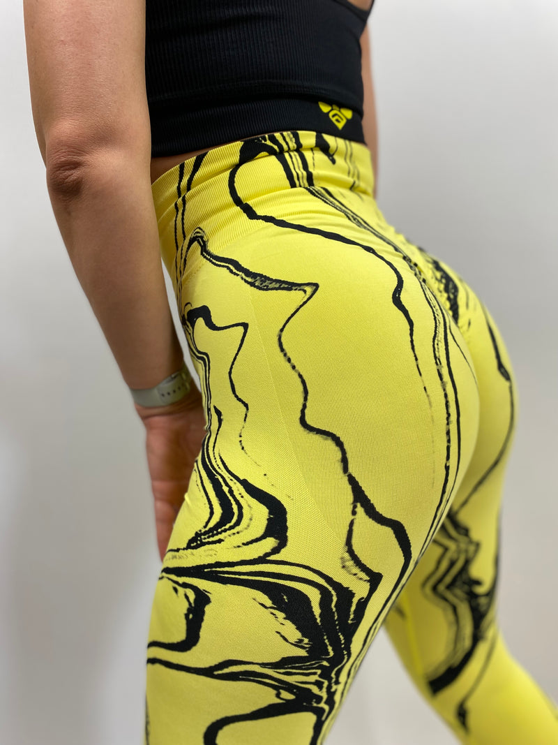 GRAFFI second skin leggings - Yellow