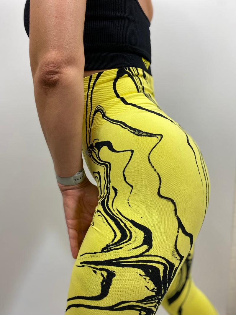 GRAFFI second skin leggings - Yellow