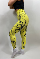 GRAFFI second skin leggings - Yellow