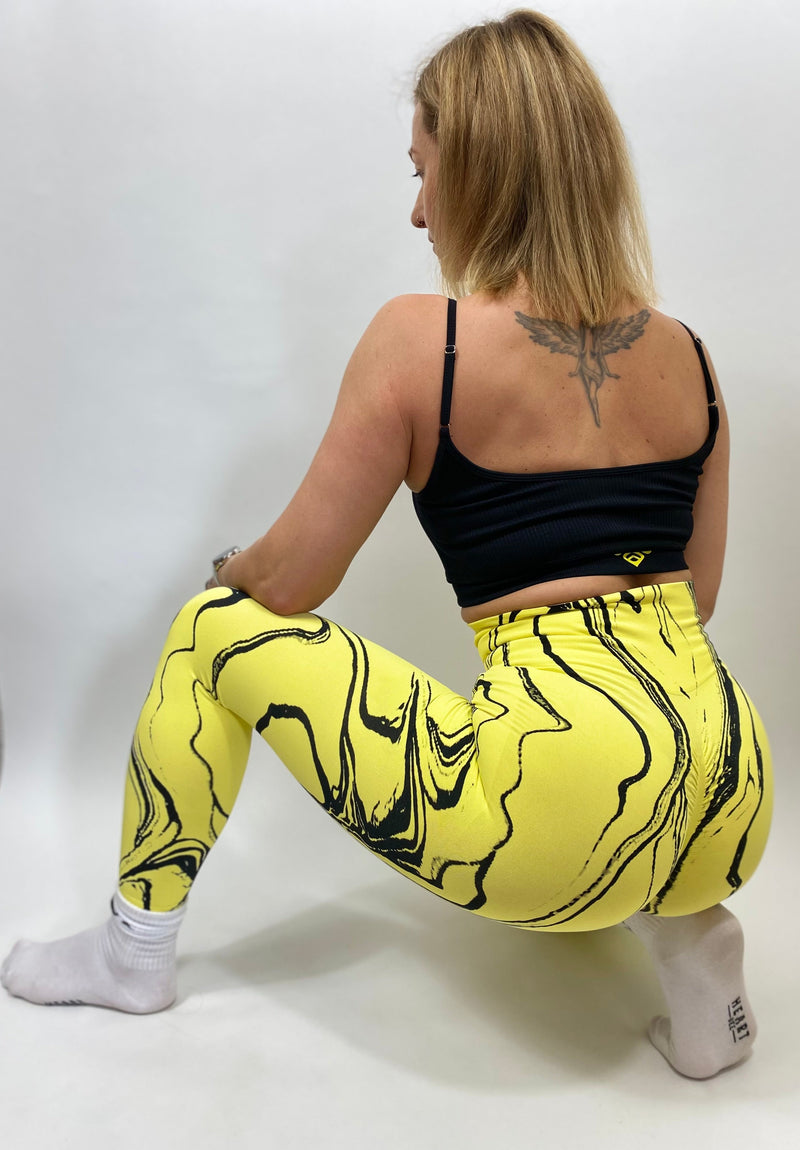 GRAFFI second skin leggings - Yellow