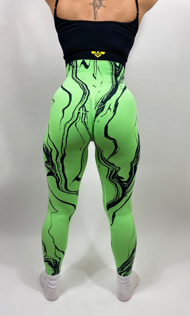 GRAFFI second skin Leggings - GREEN