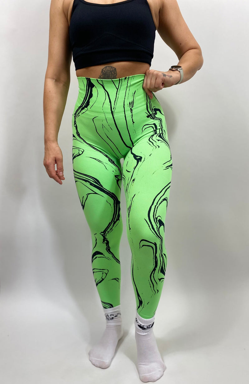 GRAFFI second skin Leggings - GREEN