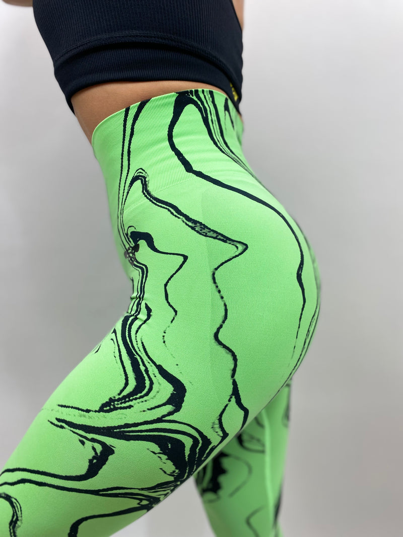 GRAFFI second skin Leggings - GREEN